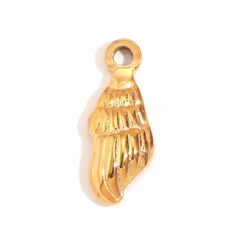 Wholesale Retro Geometric Stainless Steel 18K Gold Plated DIY Jewelry Accessories